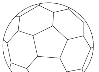 soccer ball coloring book to print