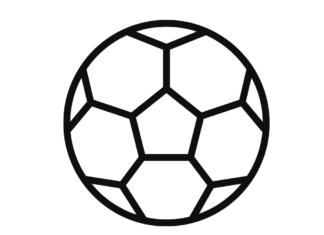 piłka do piłki nożnej kolorowanka do drukowania