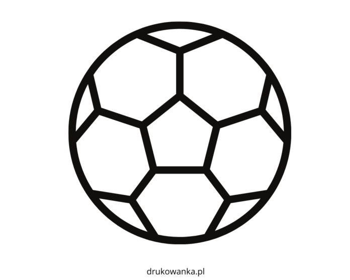 Futbalová lopta omaľovánky k vytlačeniu