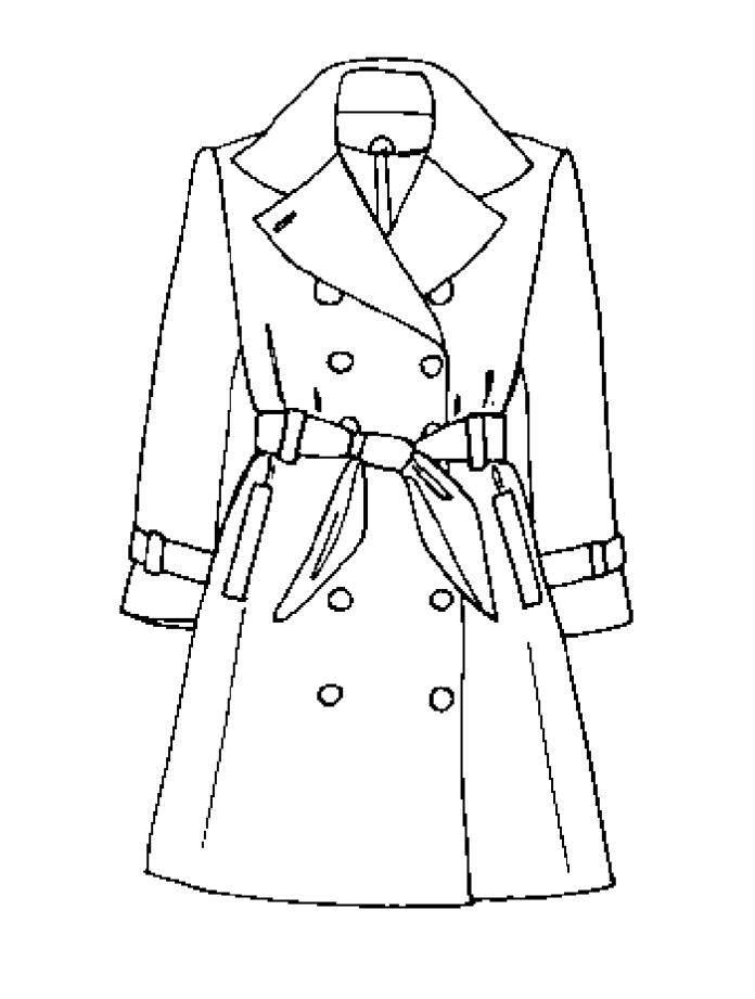Őszi kabát nyomtatható kép