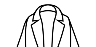 Men's coat printable picture