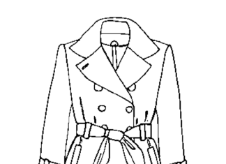 Women's coat picture to print