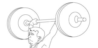 weightlifting coloring book to print