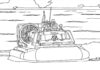 hovercraft at sea coloring book to print