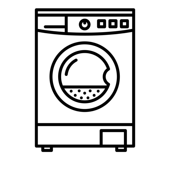 Waschmaschinen-Malbuch zum Ausdrucken
