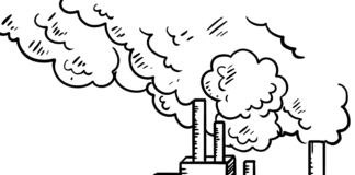 industrial landscape coloring book to print