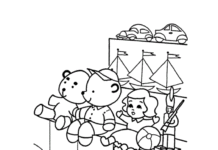toy shelf coloring book printable