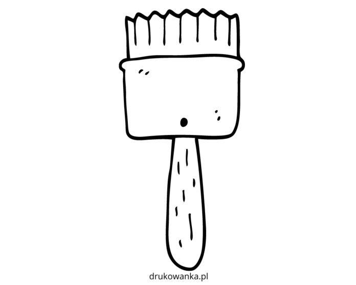 Paint brush printable picture