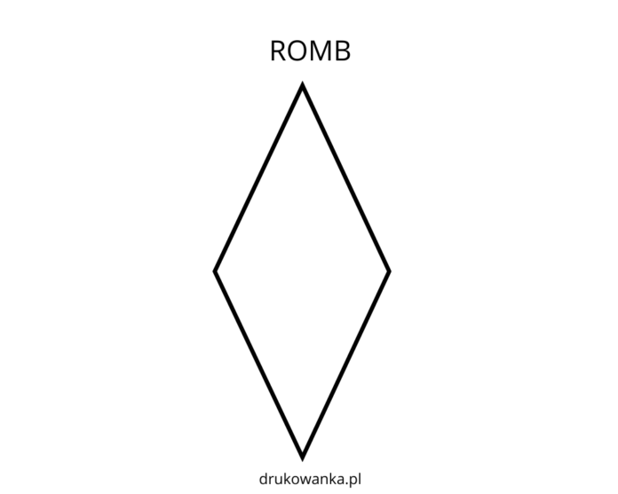 Rhombus-Malbuch zum Ausdrucken