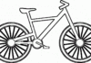 rower rysunek kolorowanka do drukowania