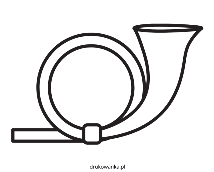 horn printable coloring book