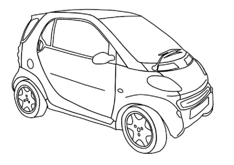 Coloring Book Car smart to print and online
