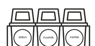farvelægningsbog til udskrivning om affaldssortering