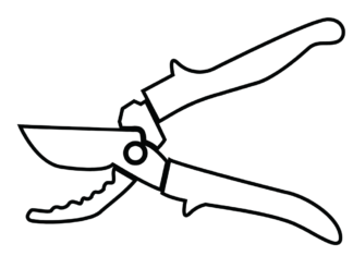 Stříhací nůžky pro tisk