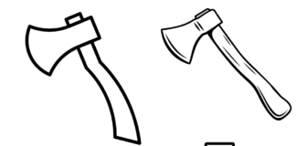 Printable picture of axes