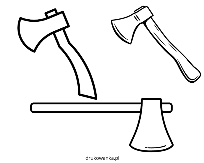 Printable picture of axes
