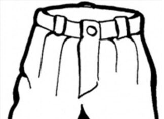 Pánske nohavice obrázok na vytlačenie