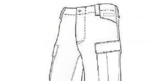 Work pants printable image