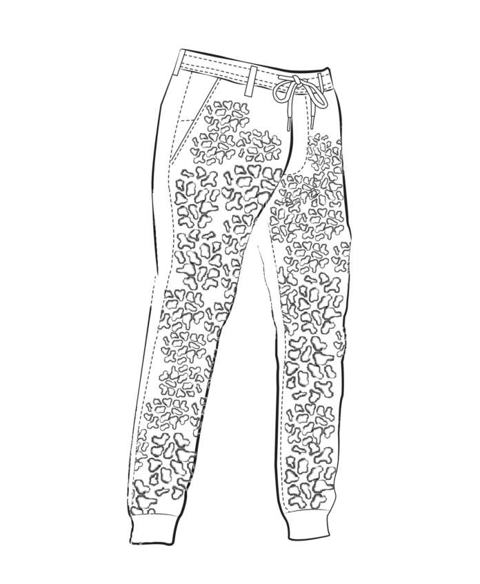 Immagine stampabile dei pantaloni di moro