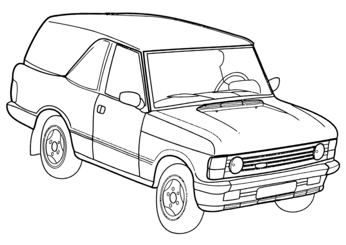 old citroen coloring book to print