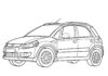 suzuki sx4 kolorowanka do drukowania