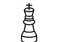 Schachkönig-Malbuch zum Ausdrucken