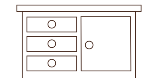 Schuhschrank-Malbuch zum Ausdrucken