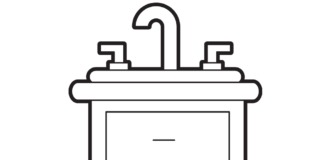 bathroom cabinet coloring book to print