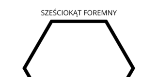 Färgblad i hexagonform för tryckning