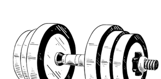 barbell printable coloring book