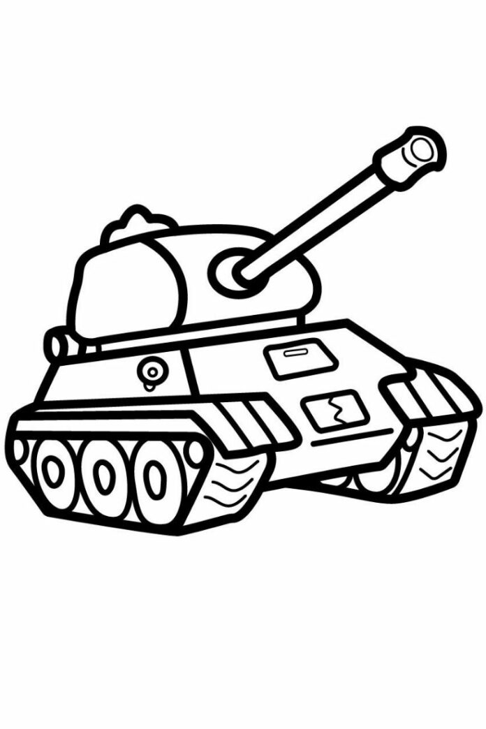 tank online coloring book to print