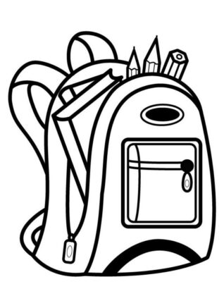 Coloring Book Bag Printable and Online