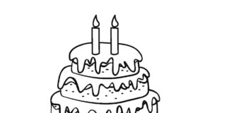 floor cake coloring book to print