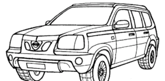 livre de coloriage toyota rav 4 à imprimer