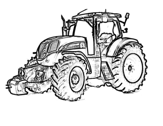 fendt traktor omalovánky k vytisknutí