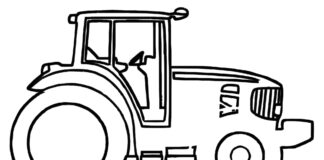 john deere traktor malebog til udskrivning