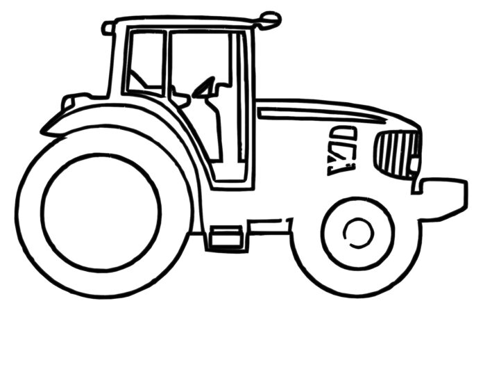 traktor john deere kolorowanka do drukowania
