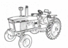 traktor ursus c 360 omaľovánky na vytlačenie