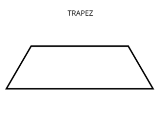 Trapez-Malbuch zum Ausdrucken