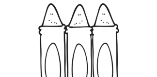 three big crayons printable coloring book