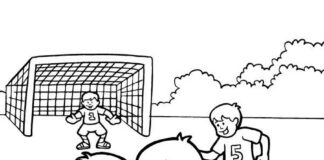 soccer tournament coloring book to print