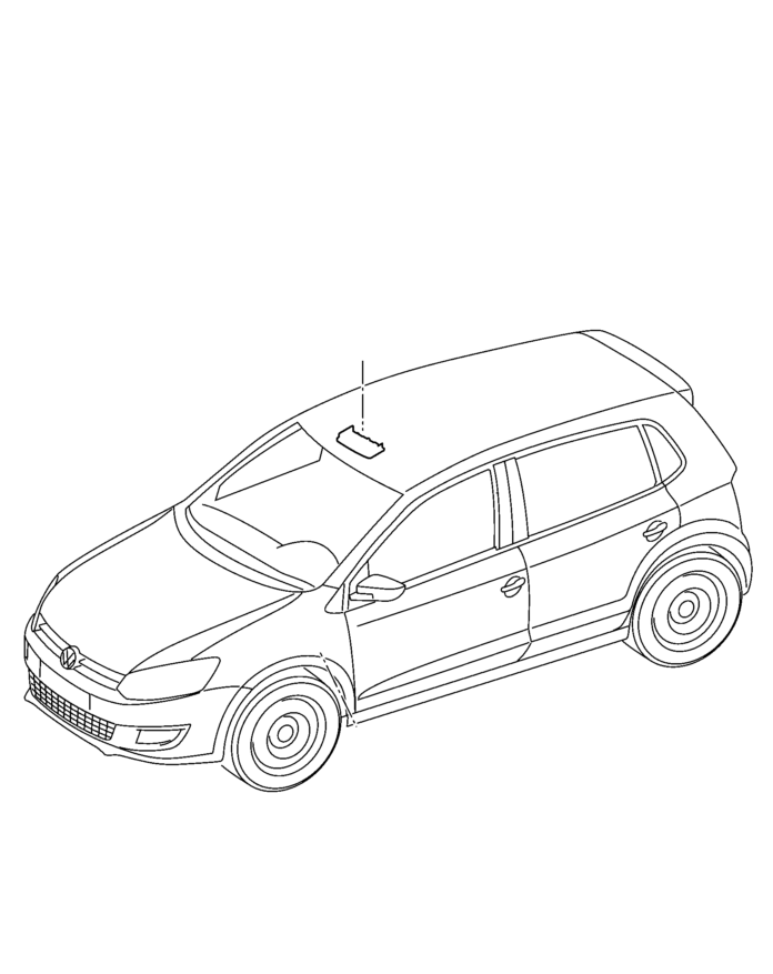 volsvagen vw polo coloring book to print
