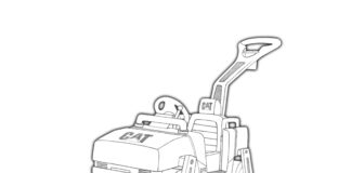 construction roller coloring book to print