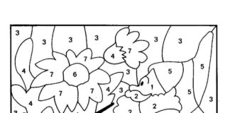 by pattern and numbers printable coloring book