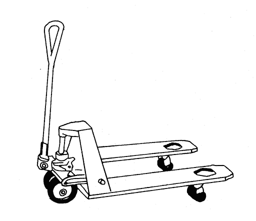 pallet truck coloring book to print