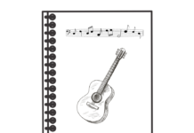 zenei leckekönyv nyomtatható kifestőkönyv