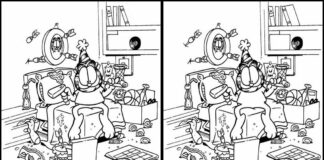 find the differences in the picture coloring book to print