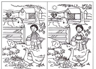 find the differences between the pictures coloring book to print