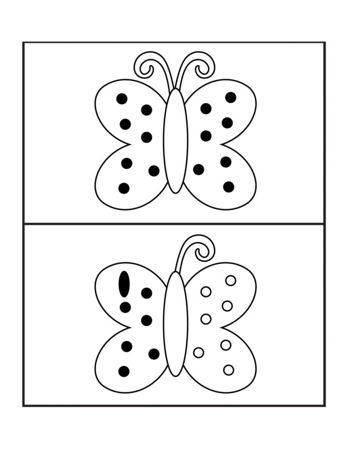 find three differences coloring book to print