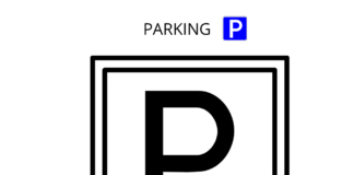 parking sign coloring book to print